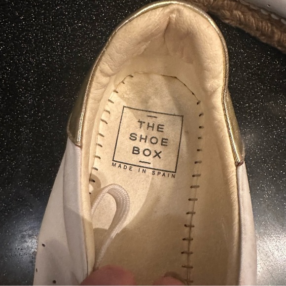 Women's White Espadrille Sneakers - Picture 3 of 8